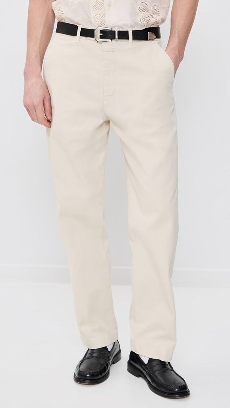 ✨Taylor Stitch The Straight Foundation Cream Sz 33 Pants✨